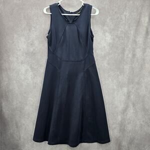 Ryan Michelle Blue Sleeveless‎ Fit Flare Formal Cocktail Dress Large